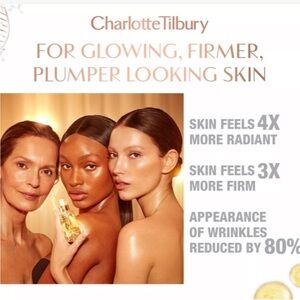 Charlotte Tilbury Collagen Superfusion Facial Oil - Gold and White NIB